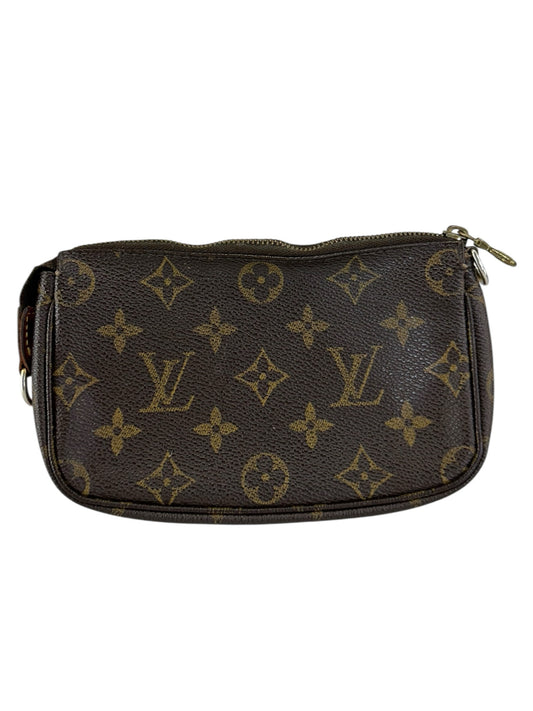 louis vuitton Brown Pochette Designer Handbag
