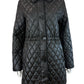 Kate Spade NWT Black Quilted Coat Size S