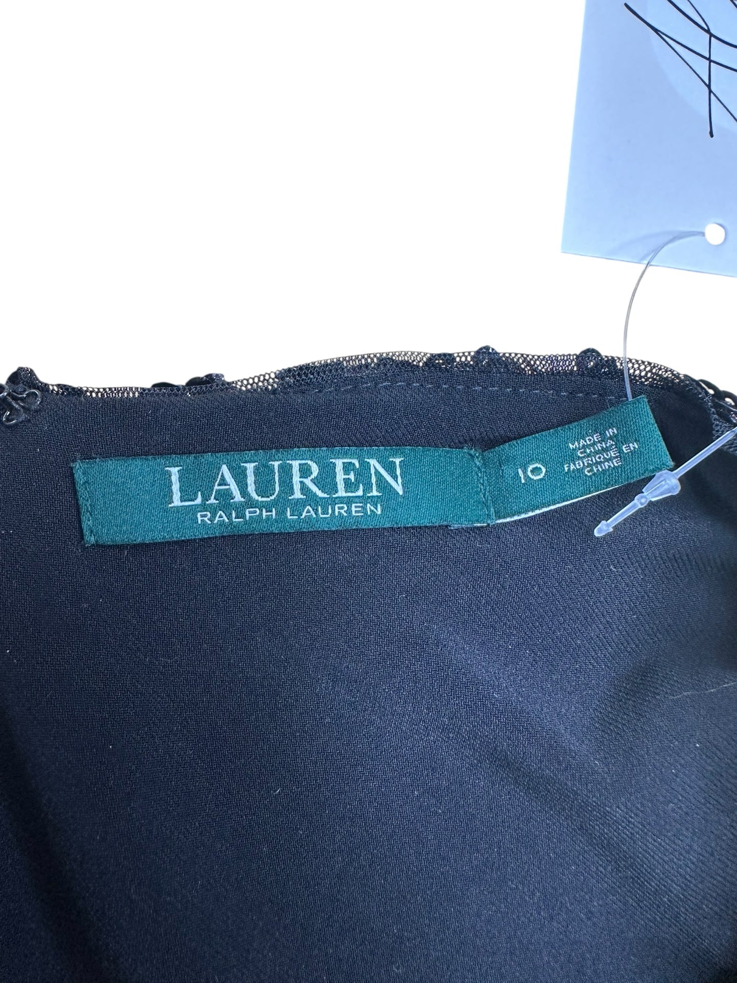 LAUREN Ralph Lauren Black Maxi Cocktail Dress Size 10