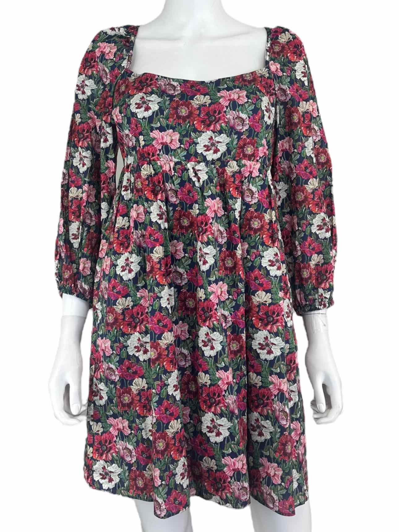 J. Crew NWT Floral Puff Sleeve Dress Size 6