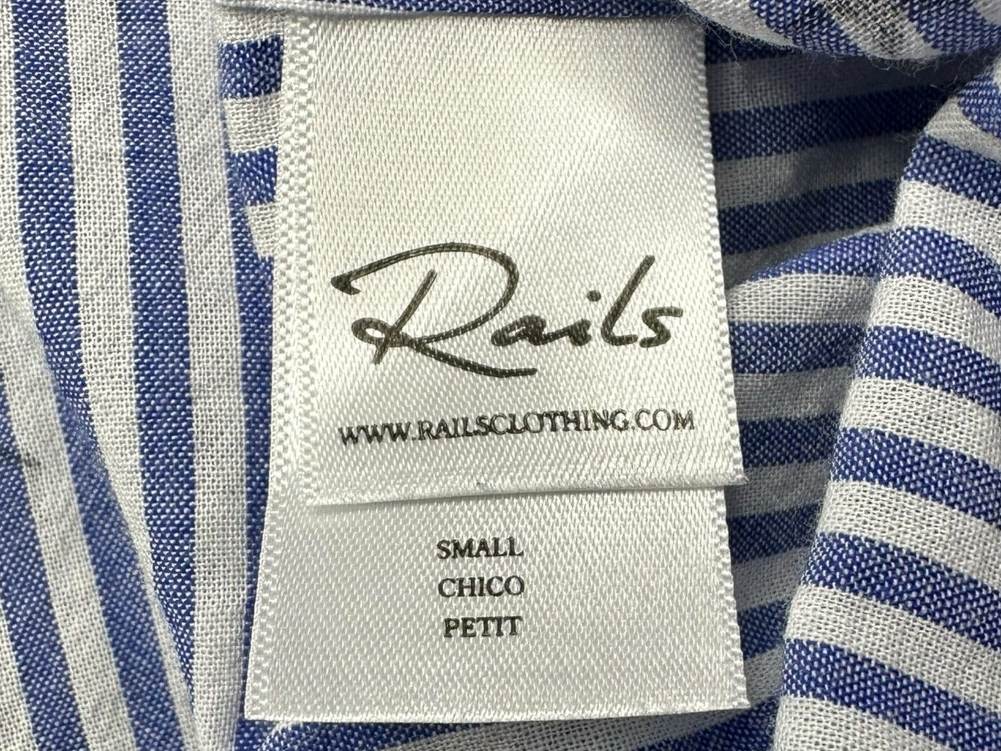 Rails Rosci Star Striped Button-Down Shirt Size S