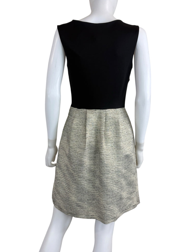 CYNTHIA ROWLEY Metallic Tweed Cocktail Dress Size 8