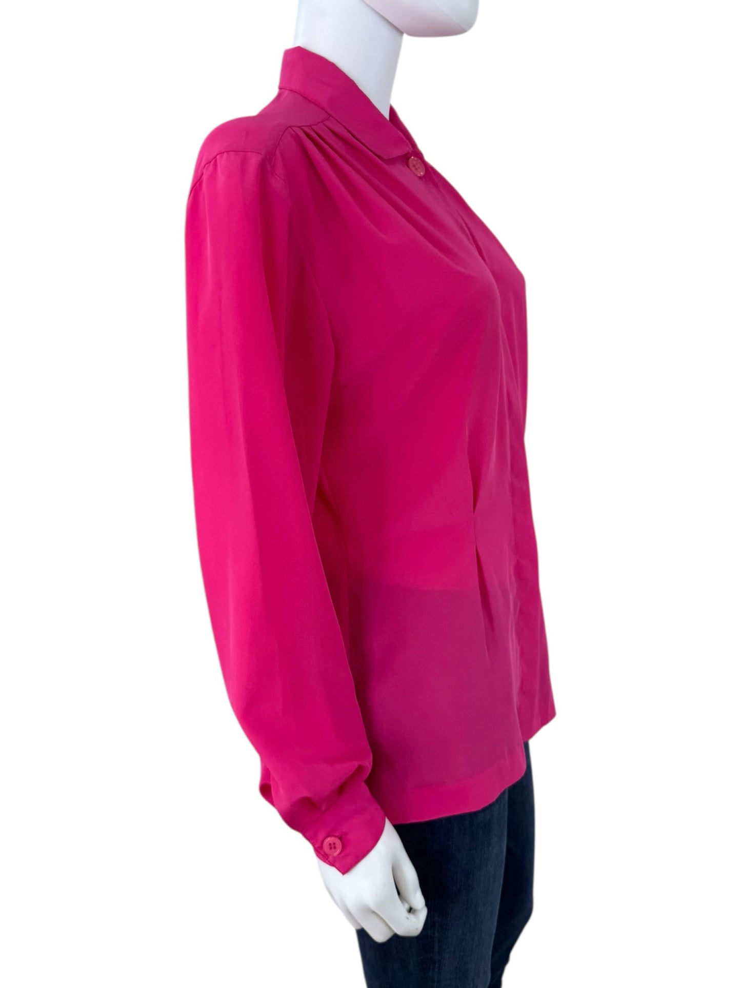Christian Dior Hot Pink Button-Down Shirt Size 6
