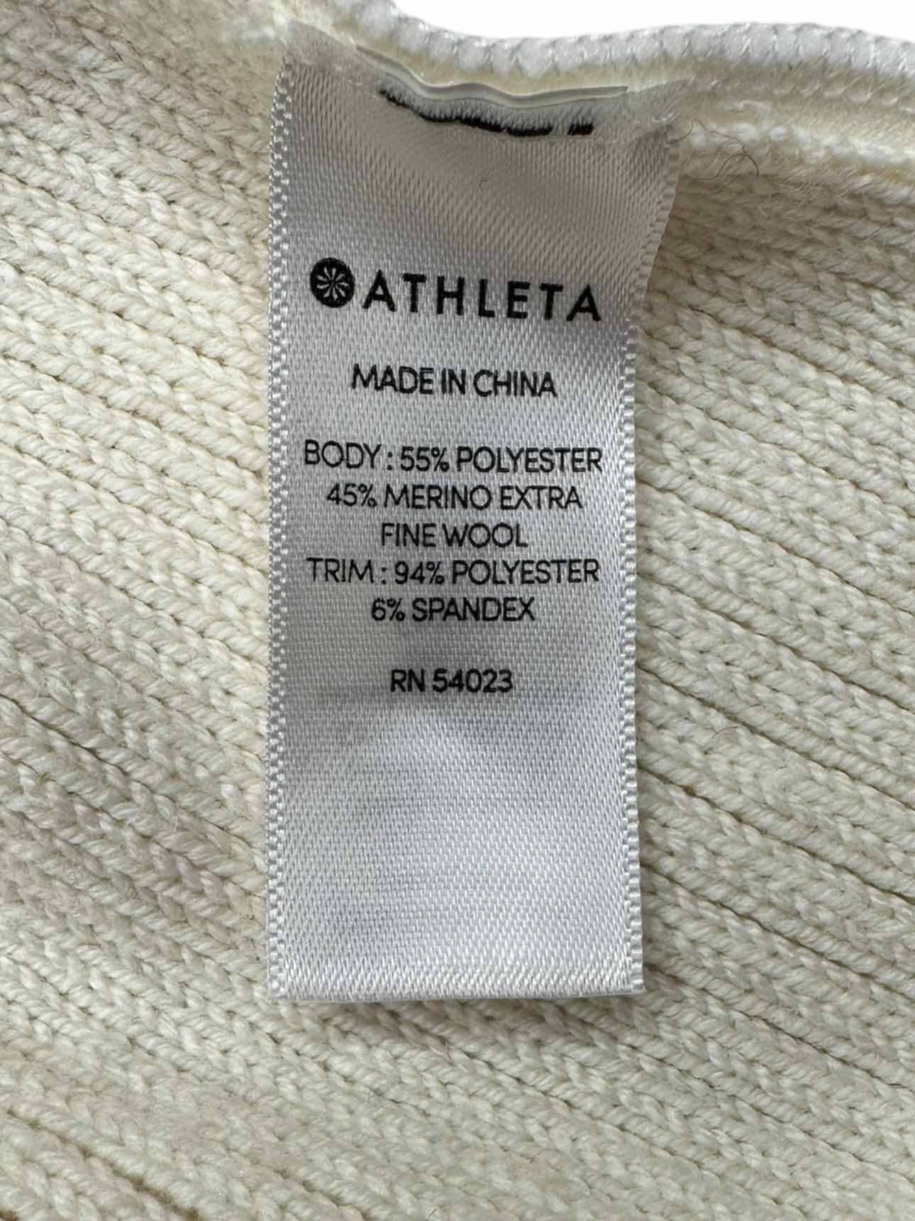 ATHLETA Cream Turtleneck Sweater Size S