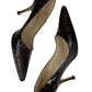 Manolo Blahnik Brown Crocodile Pumps Size 38.5