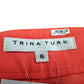 TRINA TURK Neon Coral Cropped Pants Size 6