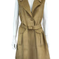 BANANA REPUBLIC Tan Suede Midi Vest Dress Size M  NWT