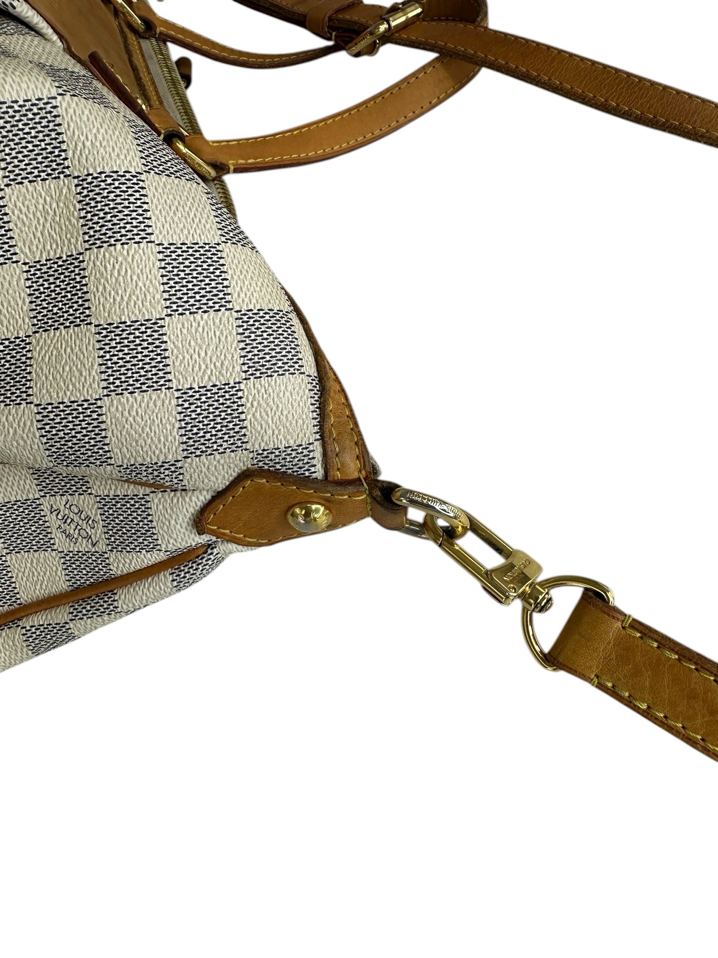 Louis Vuitton Damier Azur Siracusa DM Designer Handbag