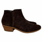 Jack Rogers Chocolate Brown Suede Bailee Booties Size 9