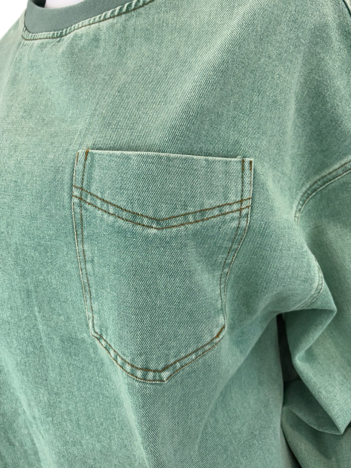 YOHERS NWT Green Oversized Pocket Frayed Hem Mini Dress Size S