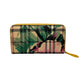 BURBERRY Peony Rose Printed Haymarket Check Continental Wallet