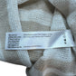 EILEEN FISHER Cream And Tan Striped Sweater Size XS