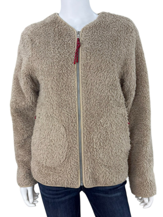 lululemon Tan Oh So Sherpa Full Zip Jacket Size 4
