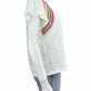 THML NWT White Embroidered Knit Top Size S