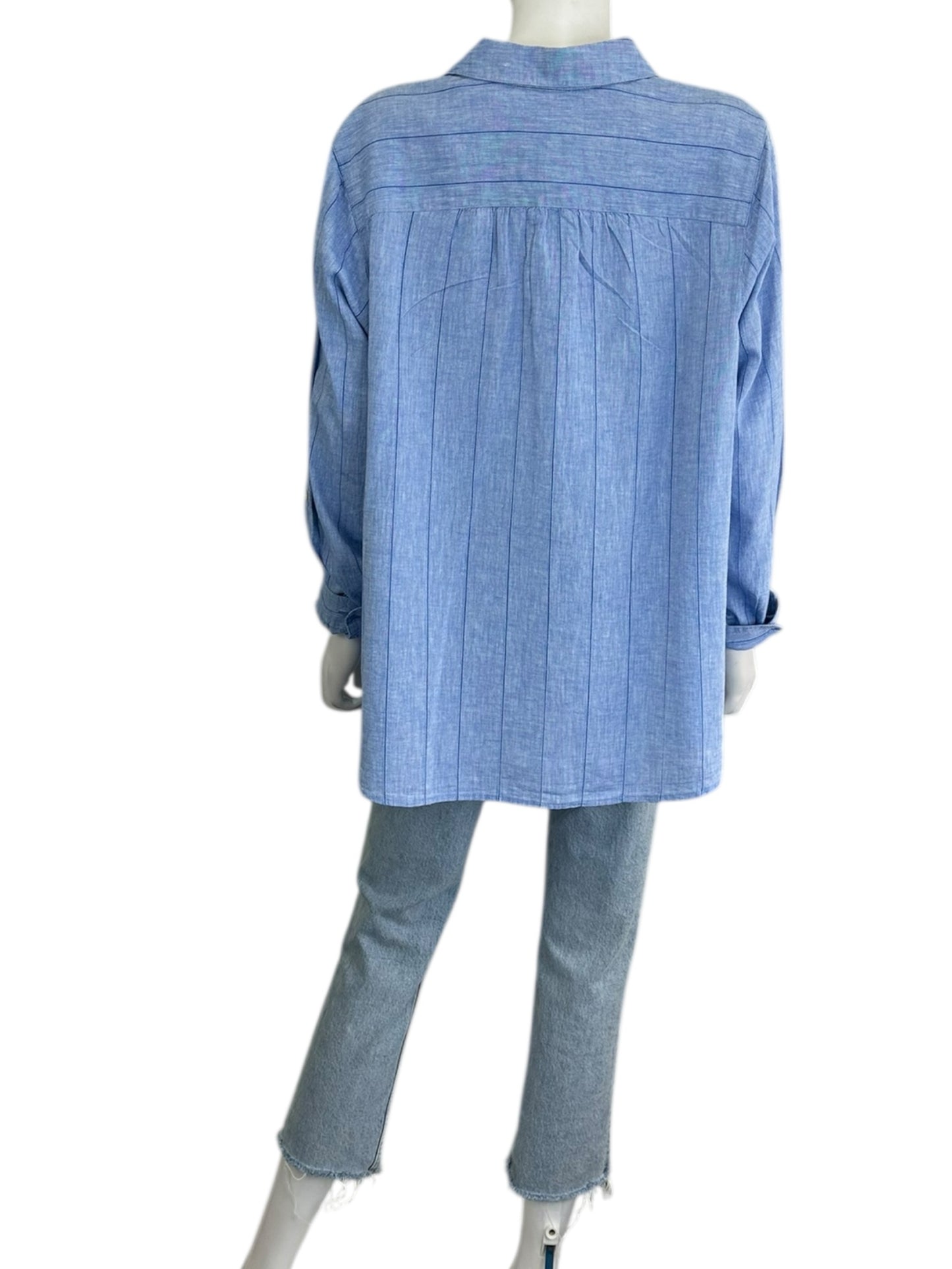 J. Jill Blue Button down Size XL