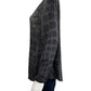 LAFAYETTE 148 NEW YORK Gray Croc Silk Print Blouse Size 10