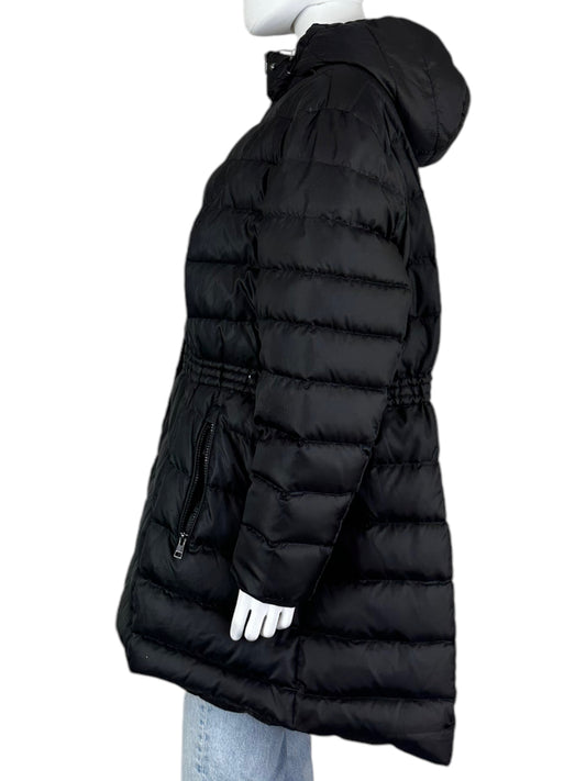 LANDS' END Black Hooded Puffer Coat Size 2X