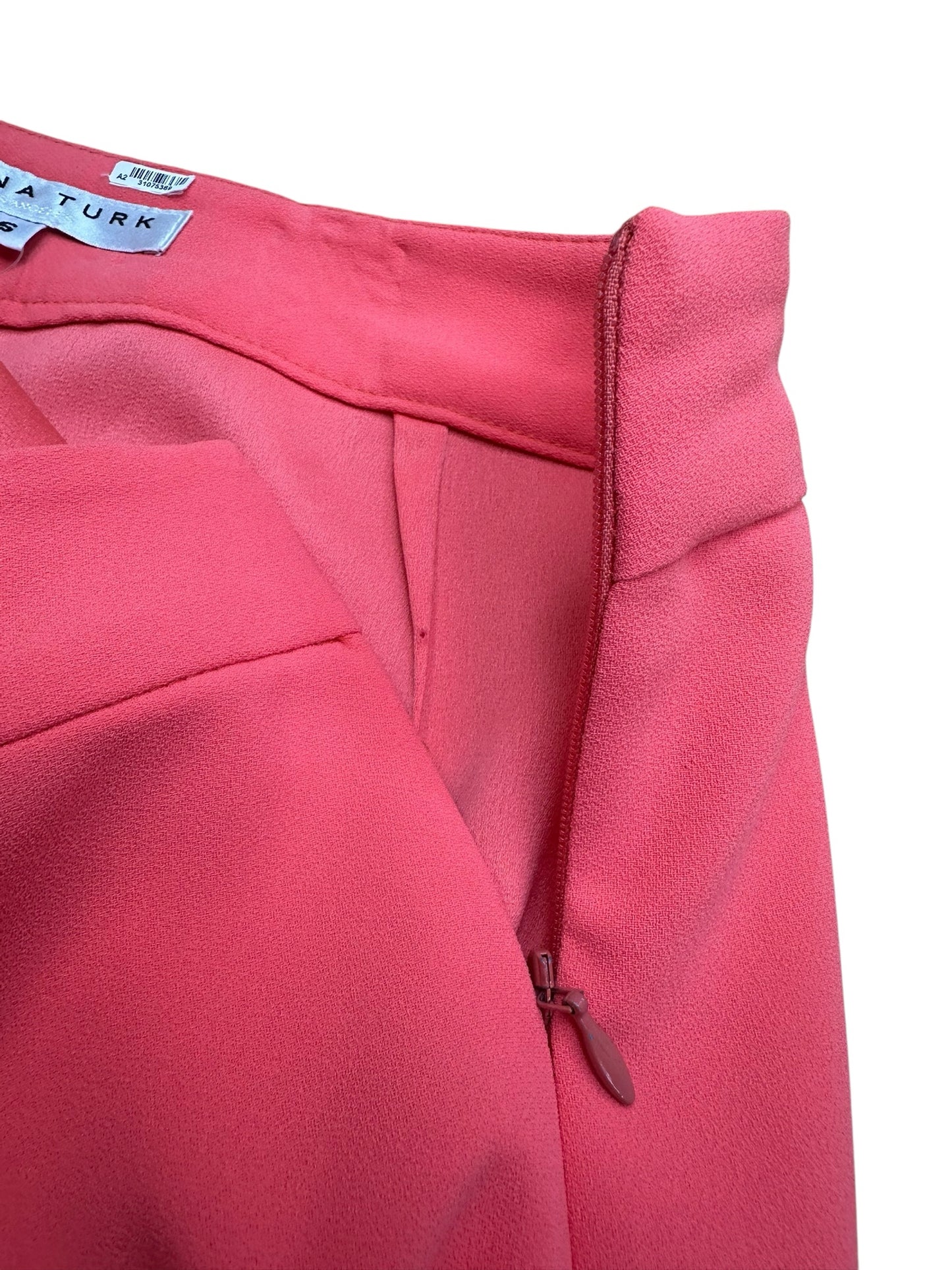 TRINA TURK Neon Coral Cropped Pants Size 6