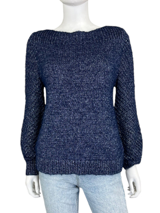 tommy bahama Wool Blend Blue Shimmer Sweater Size L