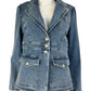 ELIE TAHARI Size 10 BASE Jacket - Denim