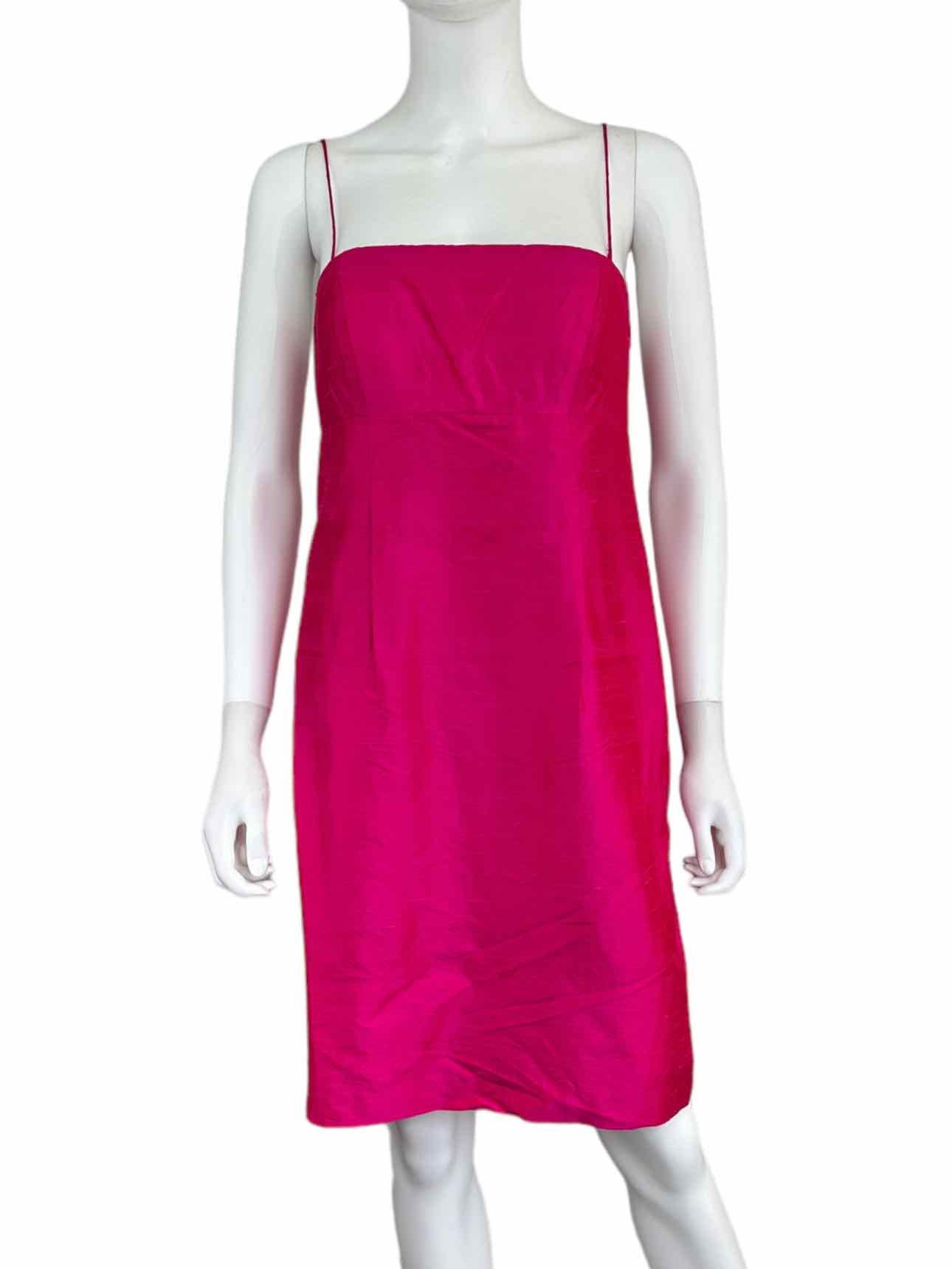 Donna Morgan 100% SILK Pink Cocktail Dress Size 8