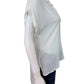 bella dahl White Splitneck Blouse Size XS