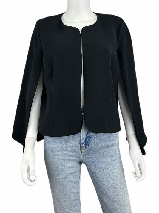 Alberto Makali Black Cape Dress Jacket Size XL