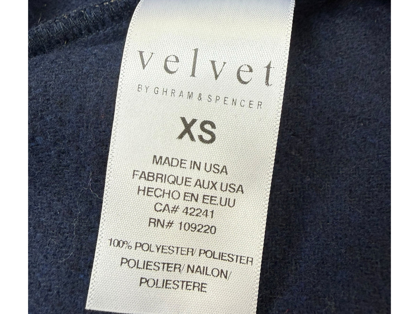 Velvet BY GRAHAM & SPENCER Norah Plaid Shacket Size XS