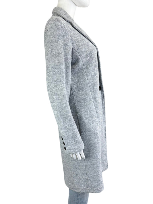 Rachel Zoe Gray Wool Blend Coat Size M