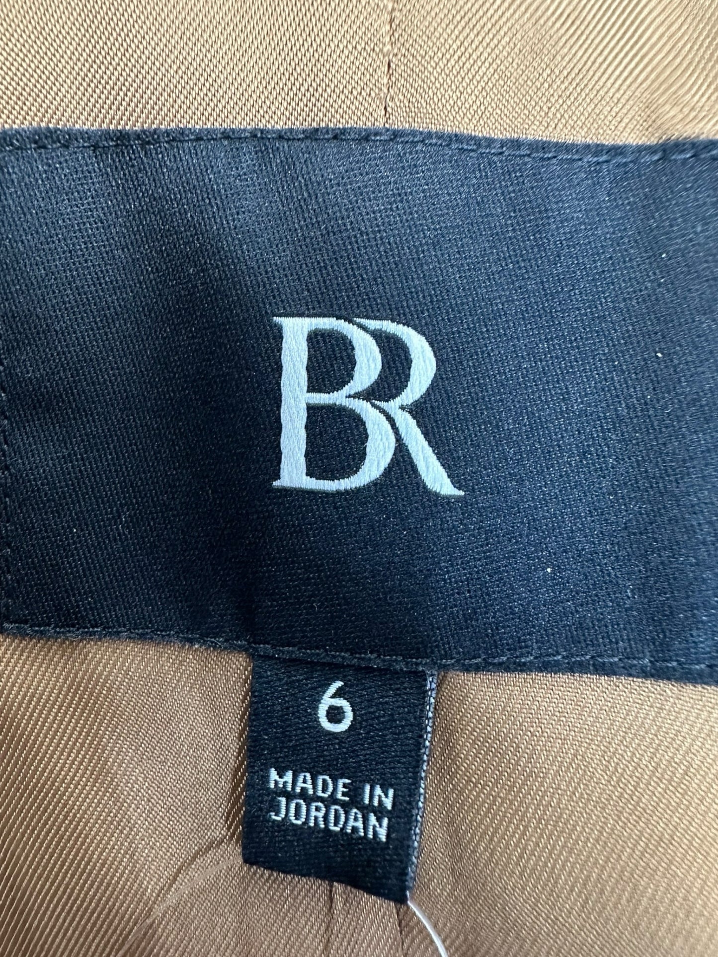 BANANA REPUBLIC Brown Wool Captain's Blazer Size 6