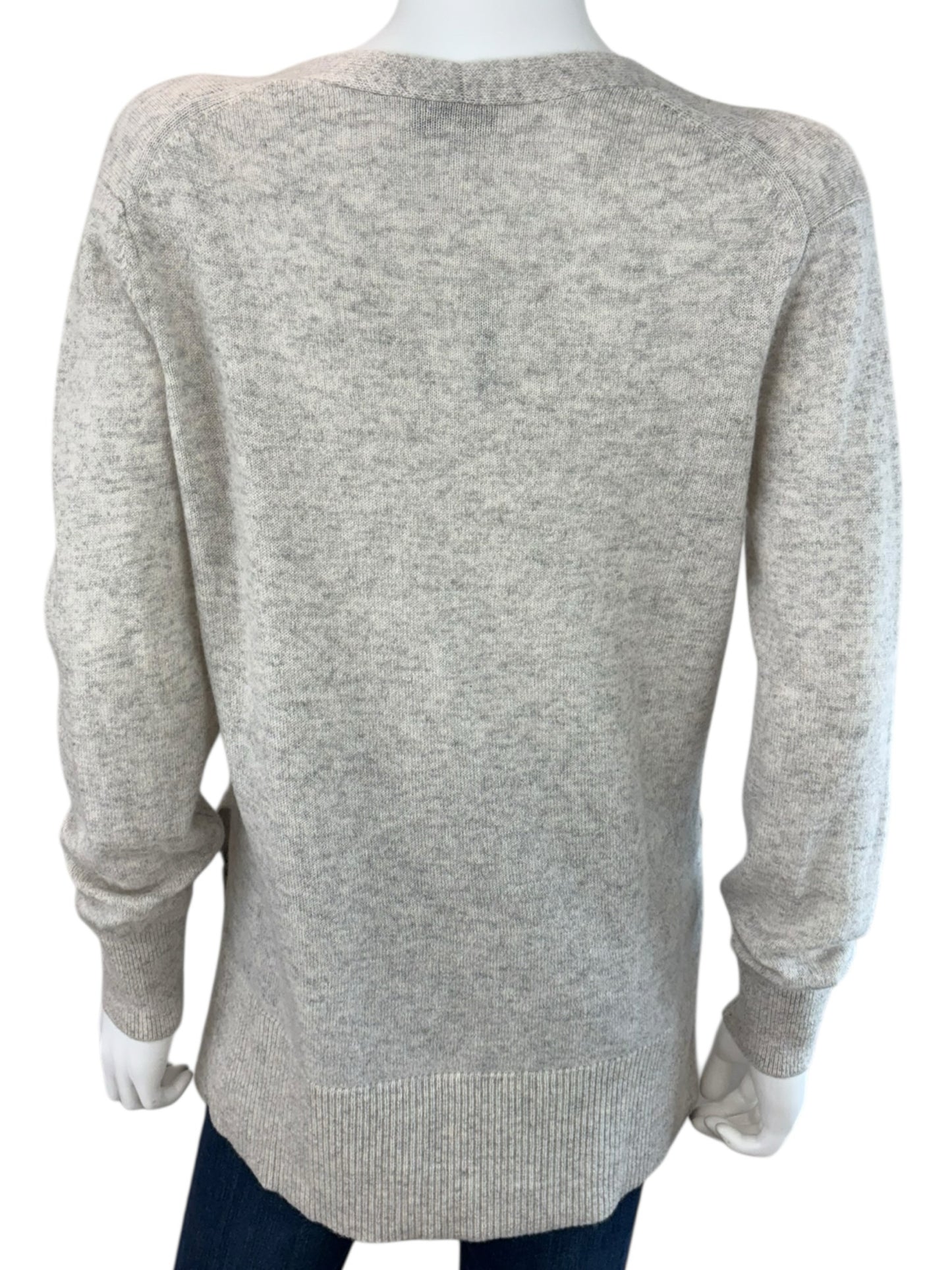 WHITE + WARREN Gray 100% Cashmere Sweater Size XS