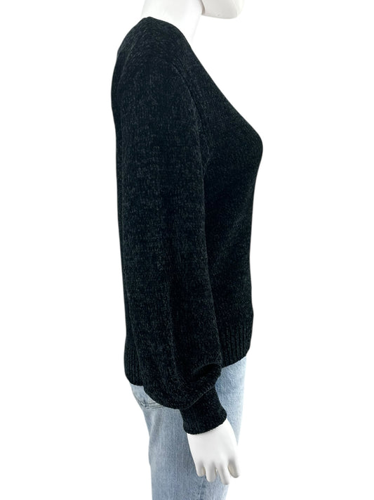 Tommy Bahama Black Chenille Sweater Size XS