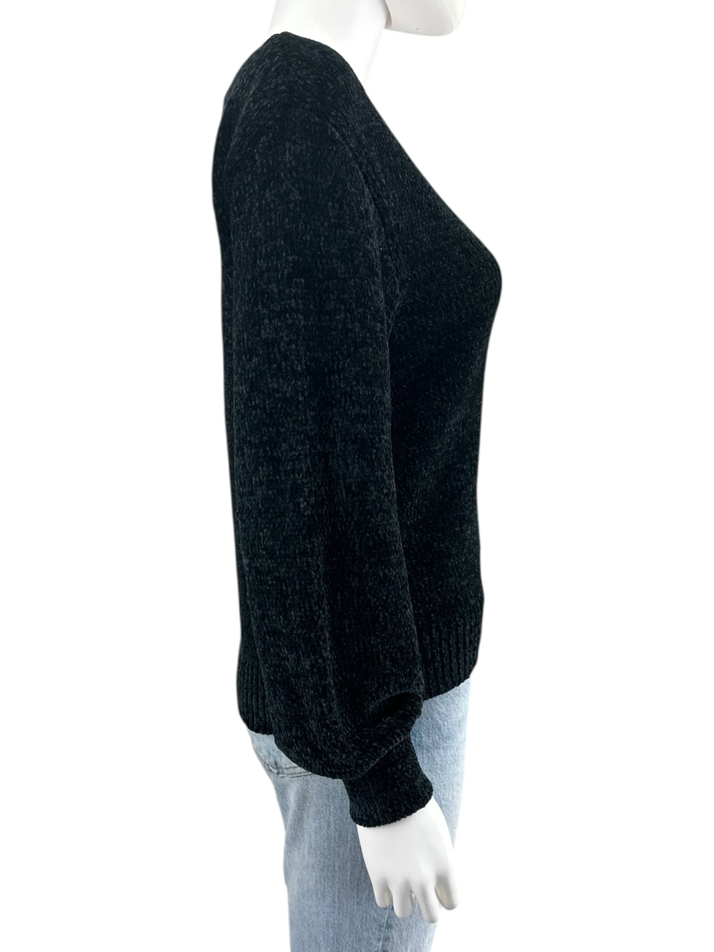 Tommy Bahama Black Chenille Sweater Size XS