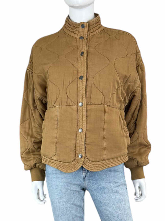 blank nyc Brown Quilted Jacket Size XS