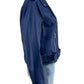 PISTOLA Electric Blue Vegan Leather Tracy Moto Jacket Size L