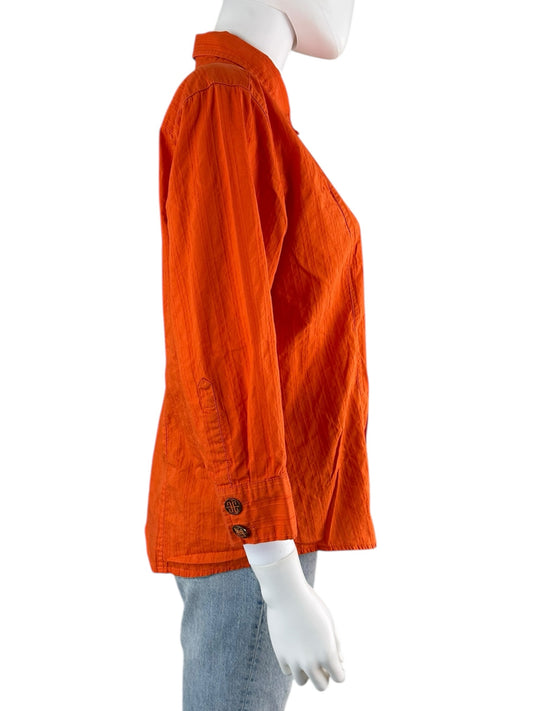 Chico's Size L BASE Button-Down Shirt