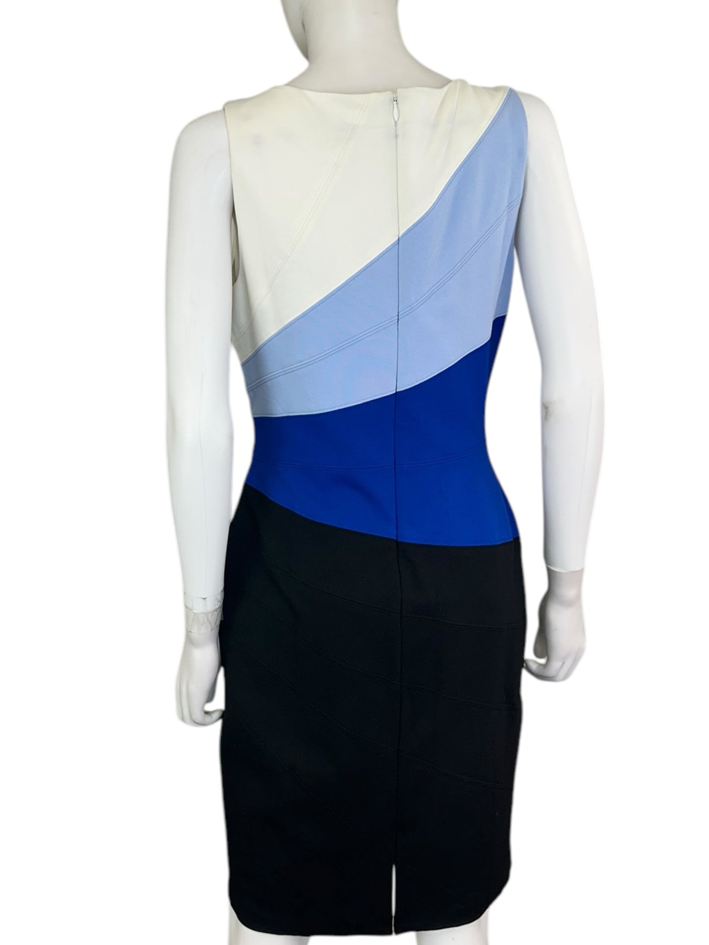 White House Black Market NWT Color Block Knit Dress Size 8