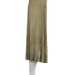 Vince Gold Pleated Midi Skirt Size S