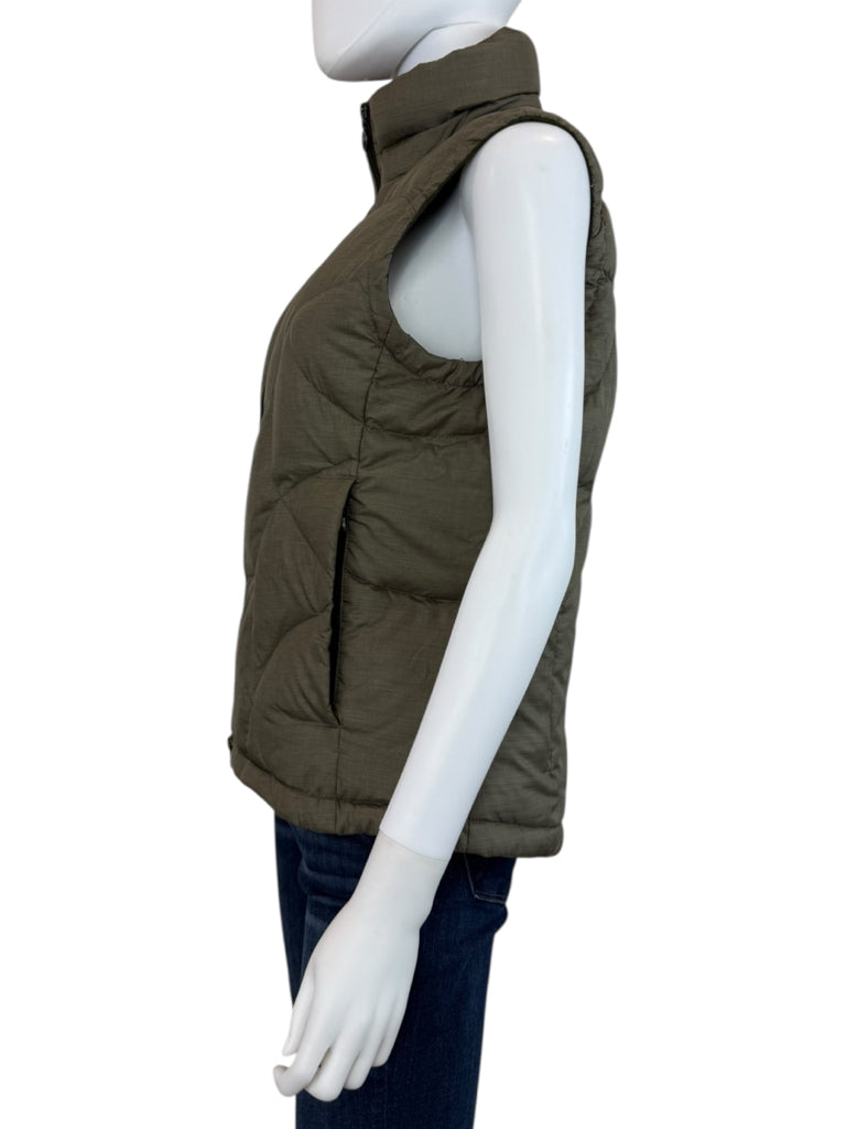 COLUMBIA Olive Titanium Tech Interchange 550 System Quilted Down Vest Size M