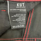 KUT from the Kloth NWT Burgundy Coated Kelsey Crop Boot Jeans Size 6