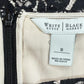 White House Black Market Black Lace Skirt Size 8
