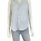 Frank & Eileen Blue Striped FIONA Button-Down Shirt Size XXS