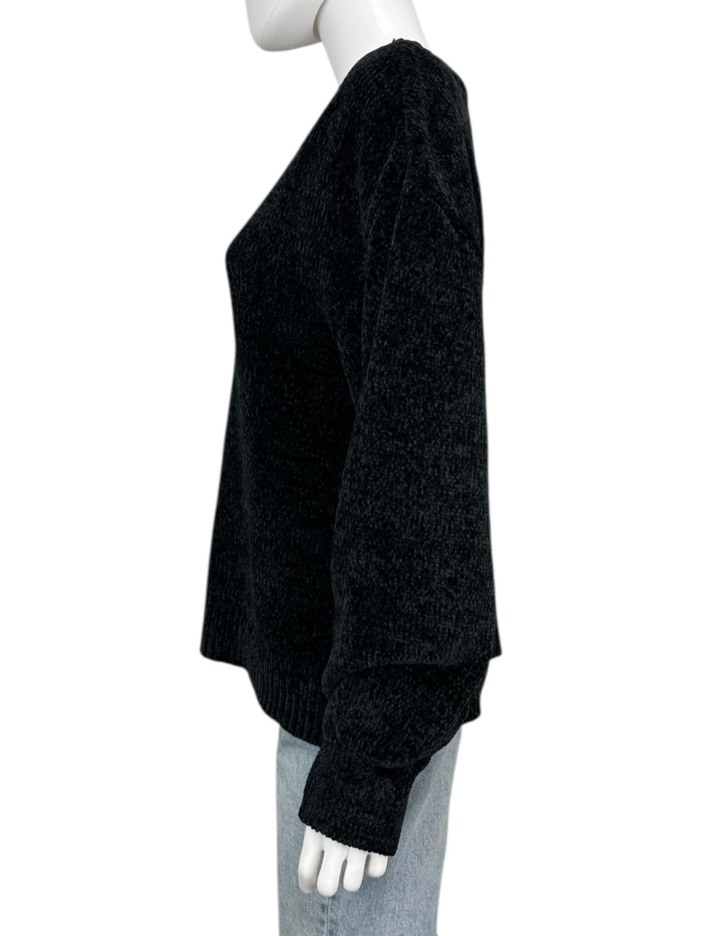 Tommy Bahama Black Chenille Sweater Size L