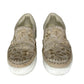 Johnny Was Tan Embroidered Cecilia Slip-on Sneakers Size 8.5