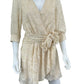 Berenice Blush Pink Wrap Mini Dress Size S