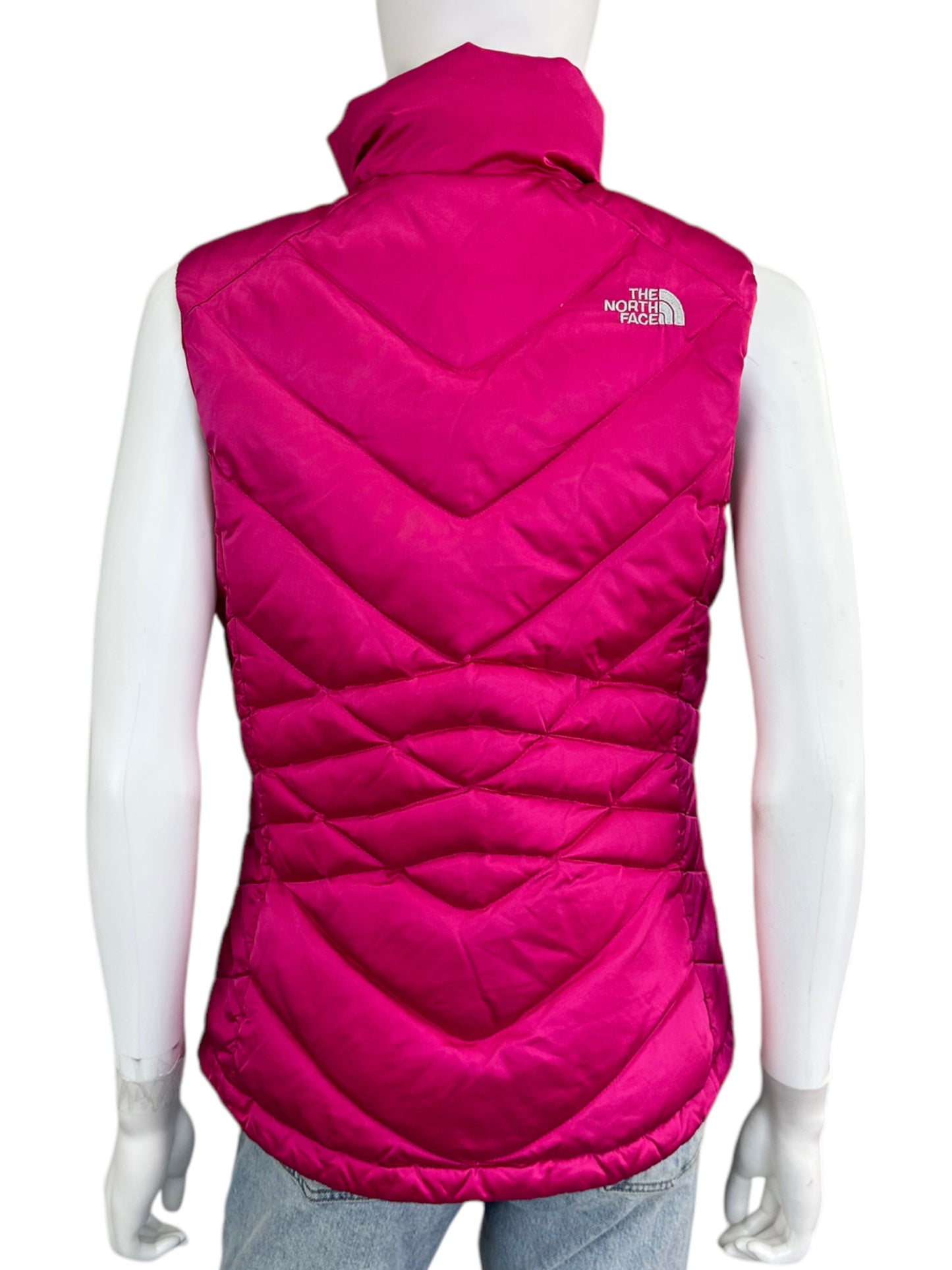 THE NORTH FACE Pink Puffer Vest Size S