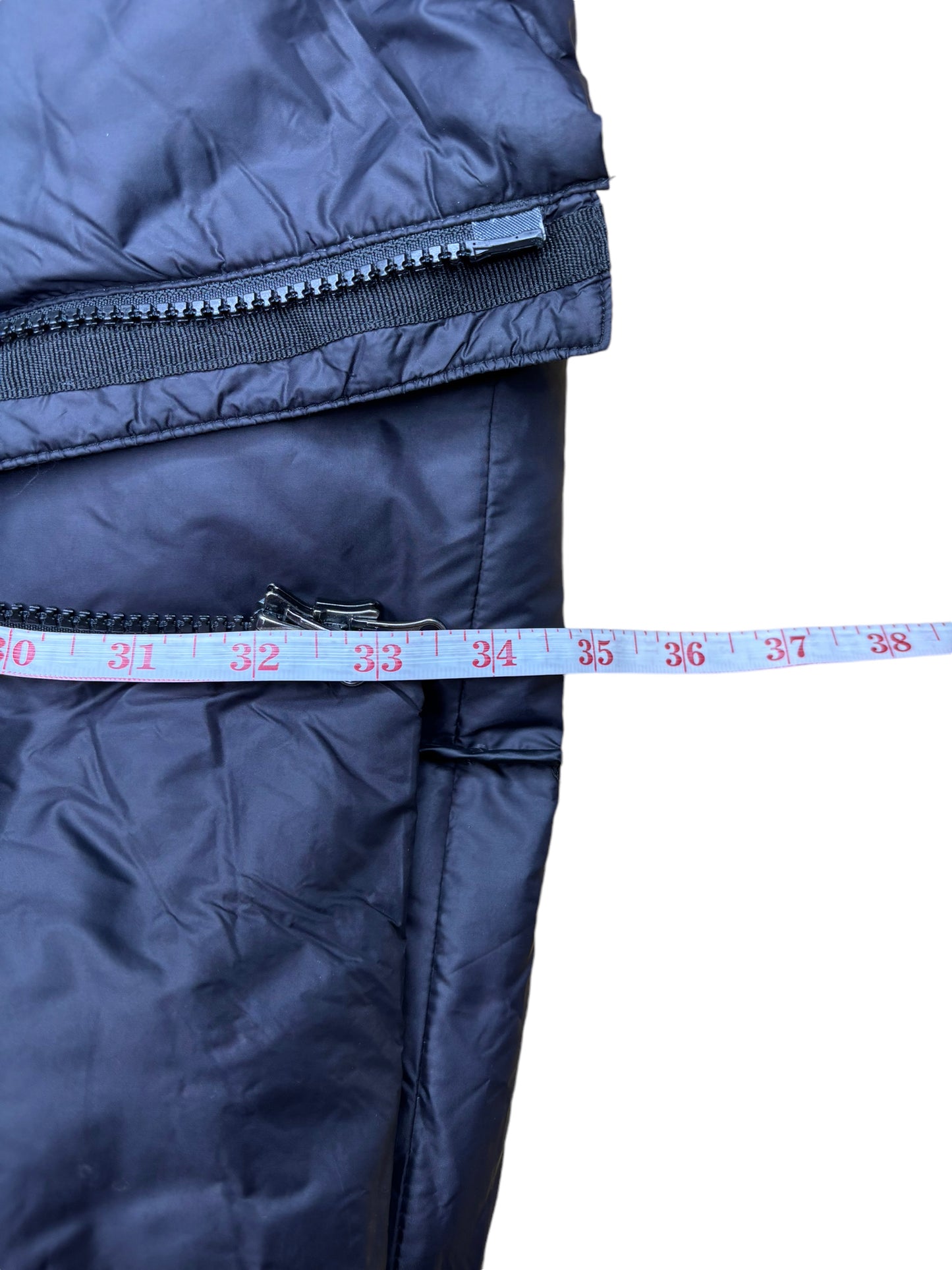 Eddie Bauer Black Down Quilted Puffy Coat Size S