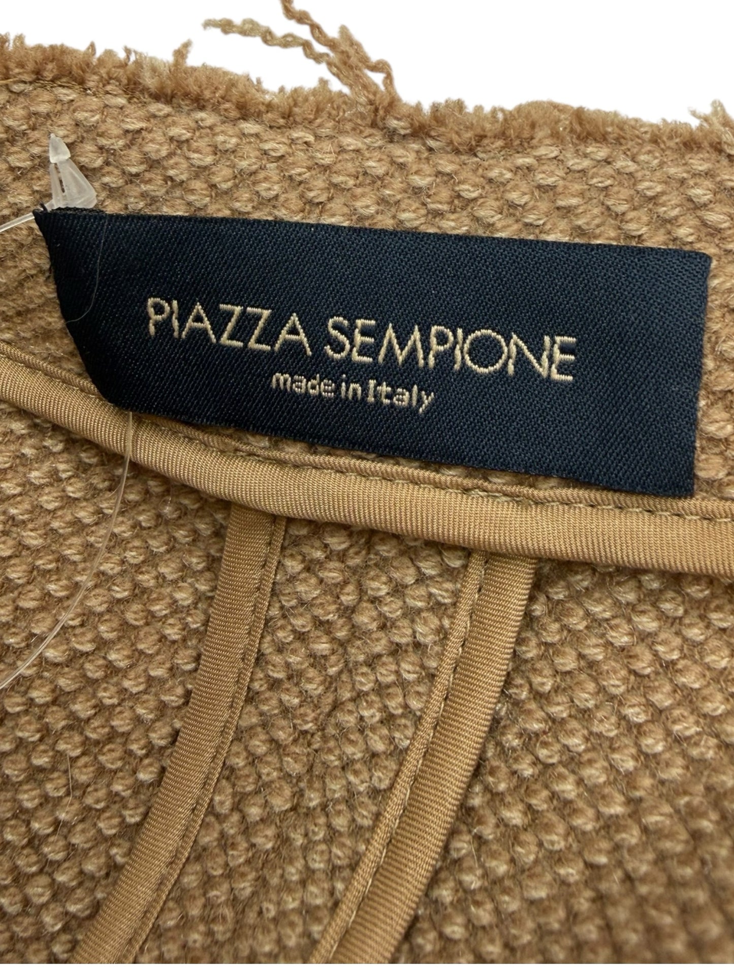 Piazza Sempione Brown Wool Blend Jacket Size 4