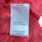 Stitch drop Red Knit Top Size S