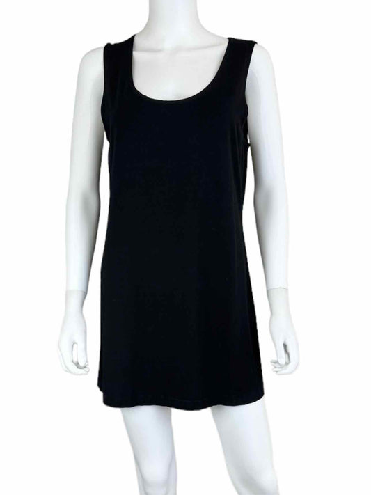 bryn walker Black Sleeveless Knit Dress Size S